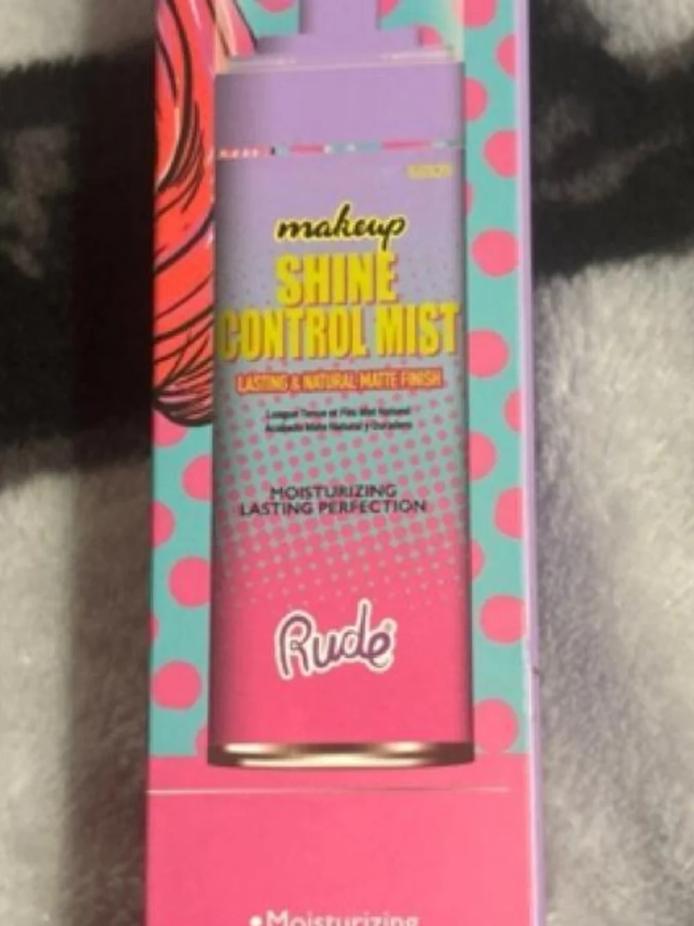 Rude Shine Control Lasting Makeup Mist